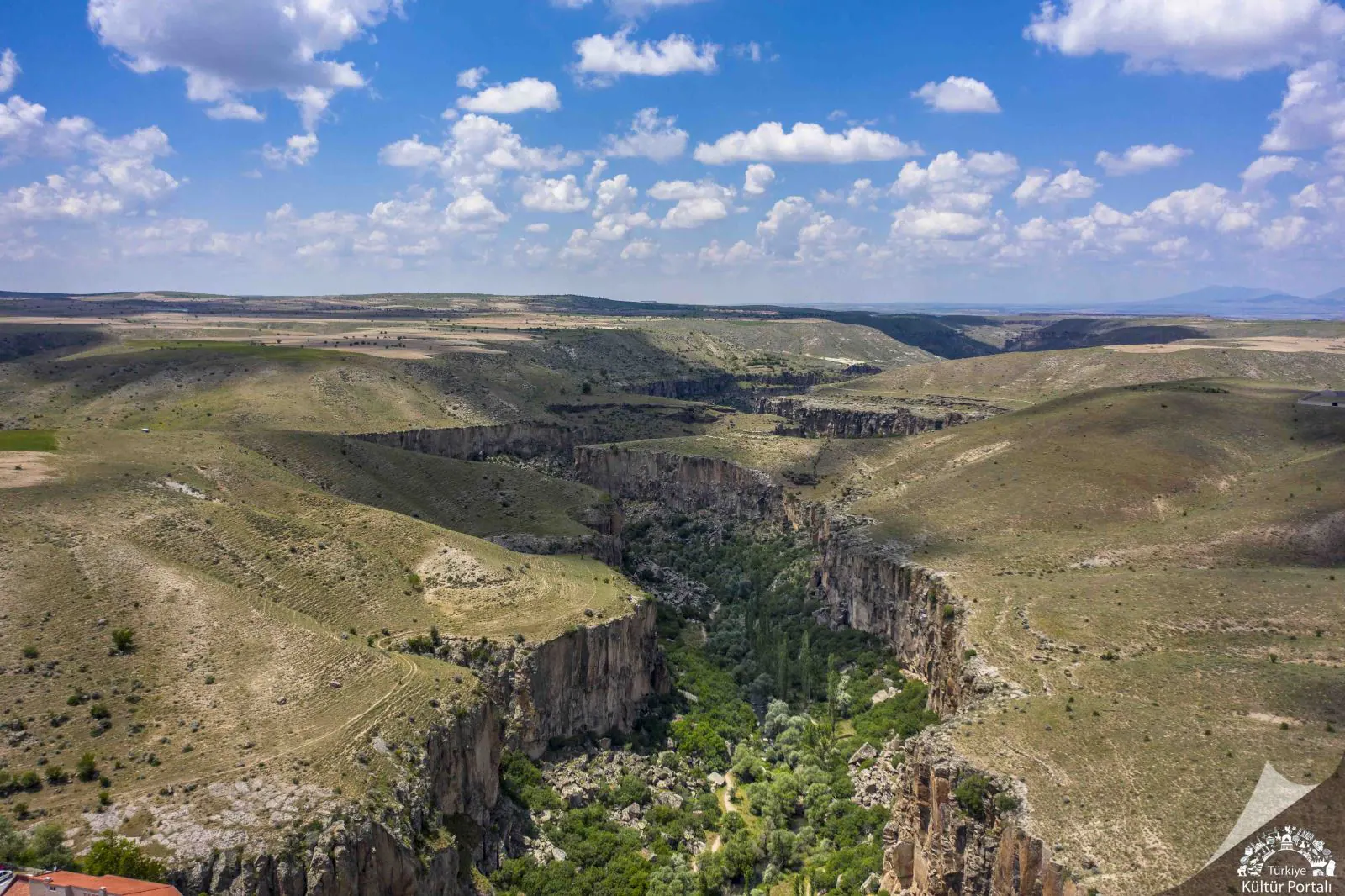 Lush canyon and ancient cliffside heritage in southern Anatolia